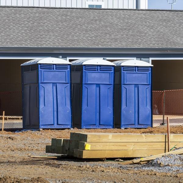 Heavy-duty construction site porta potty in Yuba City, California
