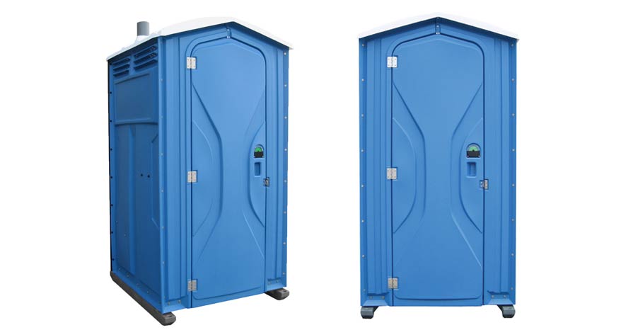 Long-term porta potty units on site in Yuba City, California